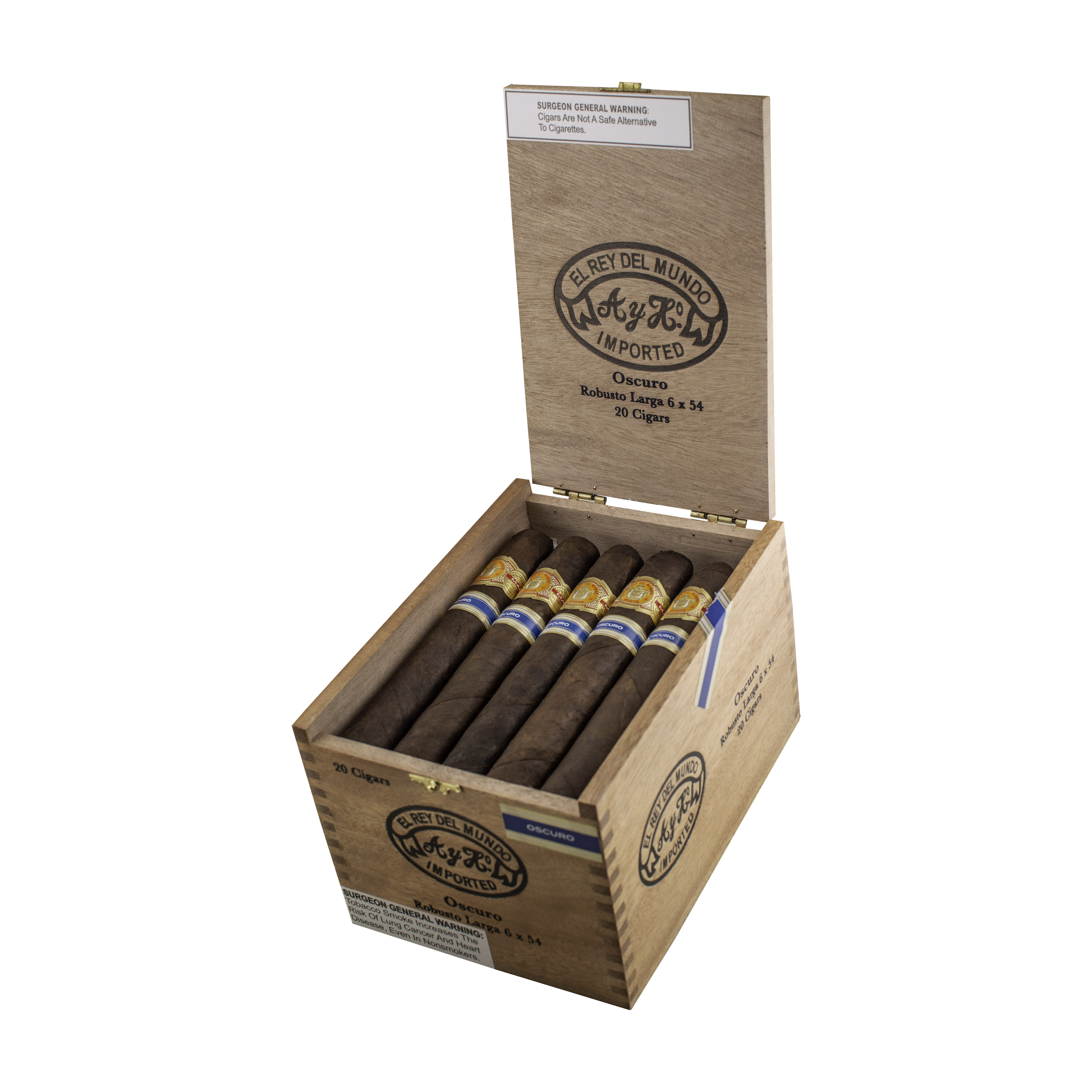 El Rey Del Mundo Oscuro Robusto Larga - Box